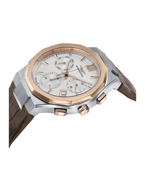 Reloj Sandoz Style 83015-03 Hombre con cronógrafo y baño IP rosa