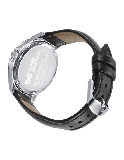 Reloj Mark Maddox MC1001-17 Mujer acero IP rosa y correa negra