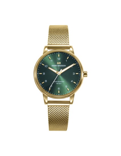 Reloj Mark Maddox MM1022-64 Mujer Acero IP dorado 32mm