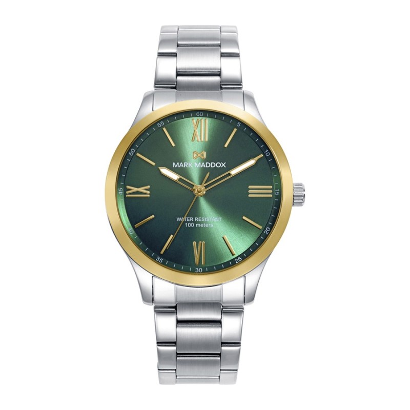 Relógio Mark Maddox HM1018-63 Homem Aço com Banho Dourado