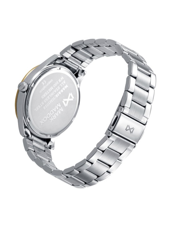 Relógio Mark Maddox HM1018-63 Homem Aço com Banho Dourado