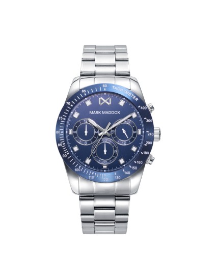 Reloj Mark Maddox Mission HM0137-37 Hombre Acero Esfera Azul