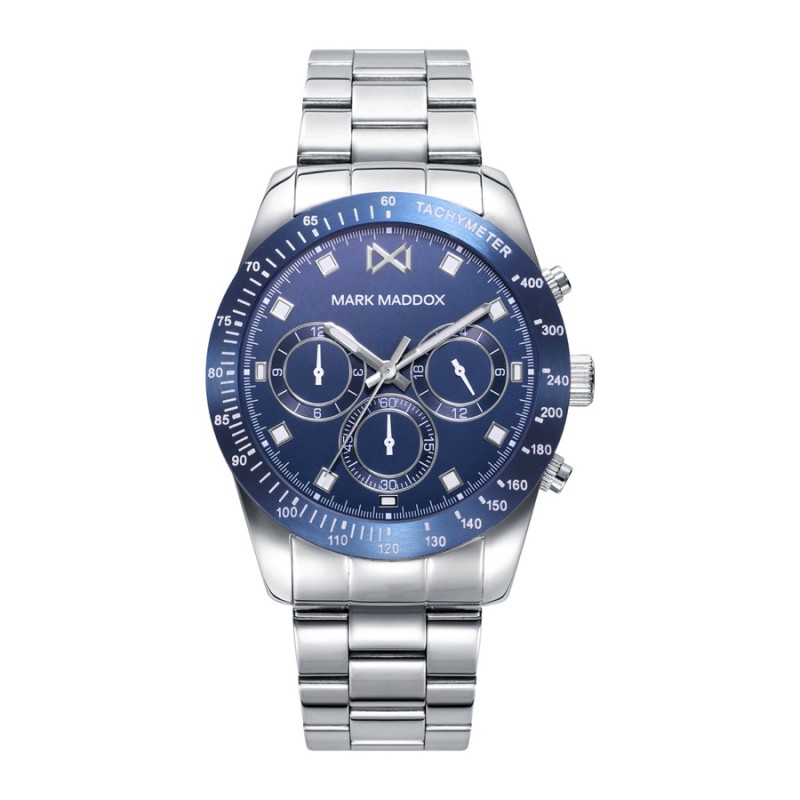 Reloj Mark Maddox Mission HM0137-37 Hombre Acero Esfera Azul