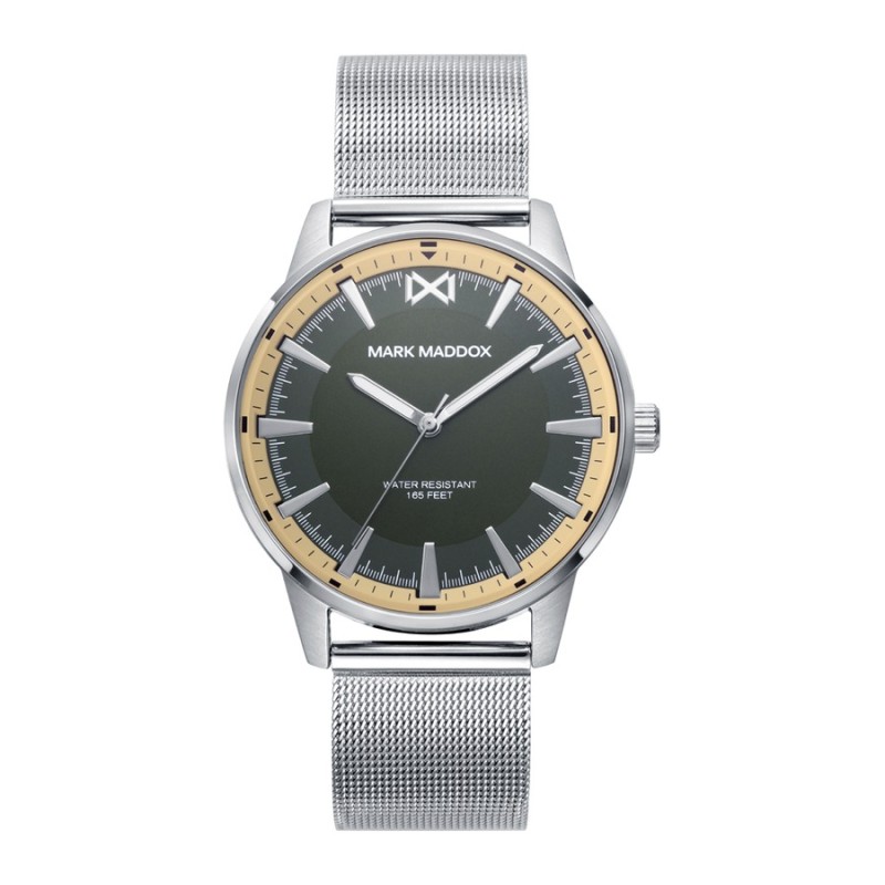 Reloj Mark Maddox HM0141-67 Hombre Acero con bisel dorado