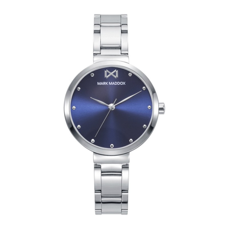 Reloj Mujer Mark Maddox MM1005-37 Acero con esfera azul
