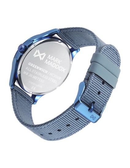 Reloj Hombre Mark Maddox HC1008-37 Nylon Azul Acero