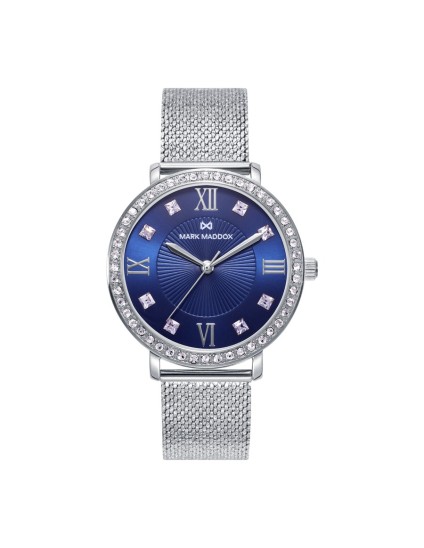 Relógio Mulher Mark Maddox MM1004-33 Aço Azul com Zircónias