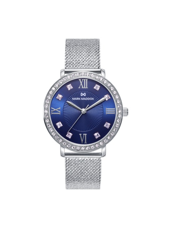 Relógio Mulher Mark Maddox MM1004-33 Aço Azul com Zircónias