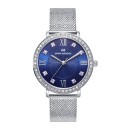 Reloj Mujer Mark Maddox MM1004-33 Acero con esfera azul y circonitas