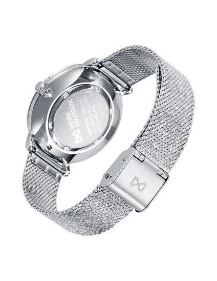 Reloj Mujer Mark Maddox MM1004-33 Acero y esfera azul con circonitas