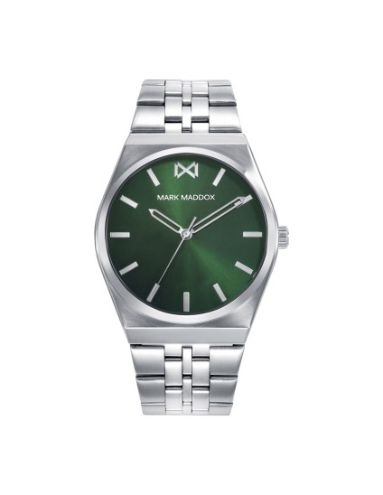 Relógio Mark Maddox HM0152-67 Homem Aço com Mostrador Verde