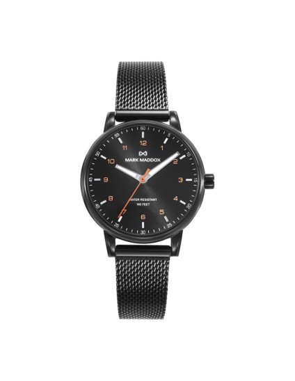 Mark Maddox MM1022-54 Women's Black IP Steel Watch