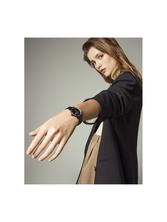 Mark Maddox MM1022-54 Women's Black IP Steel Watch