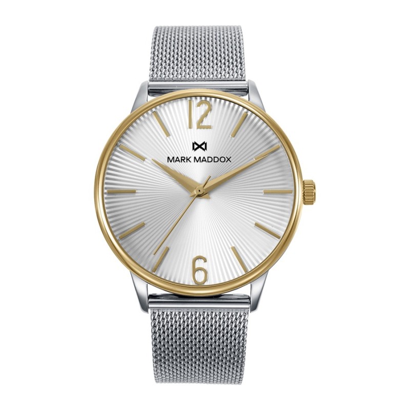 Relógio Mark Maddox HM1025-85 Homem Aço com IP Dourado
