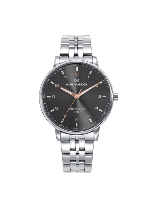 Relógio Mark Maddox HM1015-14 Homem Aço Prateado e Mostrador Cinza