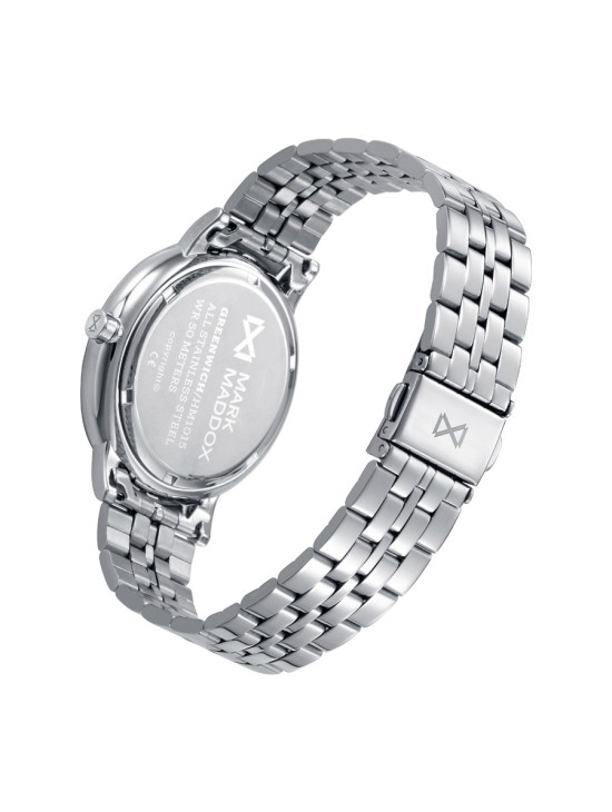 Relógio Mark Maddox HM1015-14 Homem Aço Prateado e Mostrador Cinza