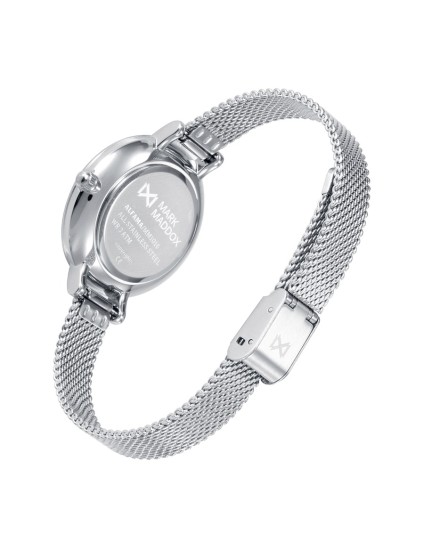 Mark Maddox MM1016-57 Women's Black Dial Stainless Steel Watch