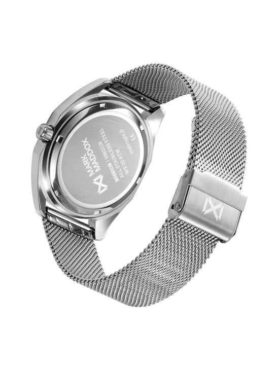 Mark Maddox HM0128-57 Men's Steel Watch with Black Dial
