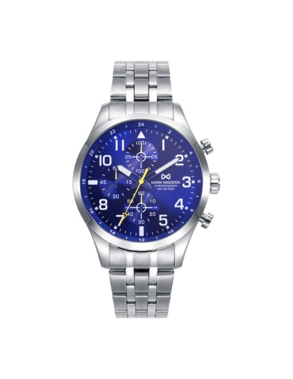 Mark Maddox HM0149-34 Men's Blue Steel Bracelet Watch