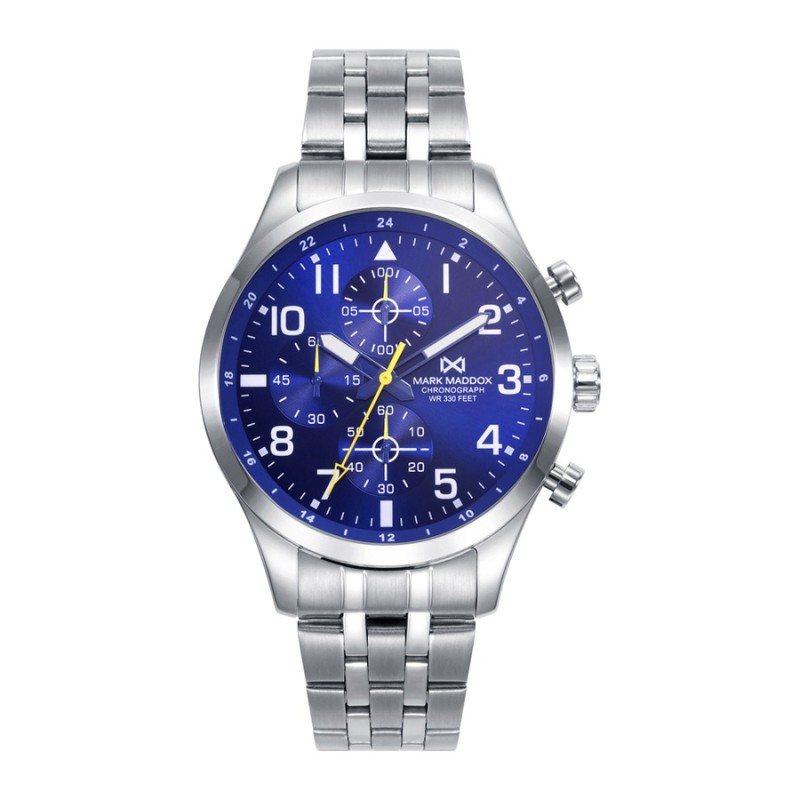 Relógio Mark Maddox HM0149-34 Homem Aço Bracelete Azul