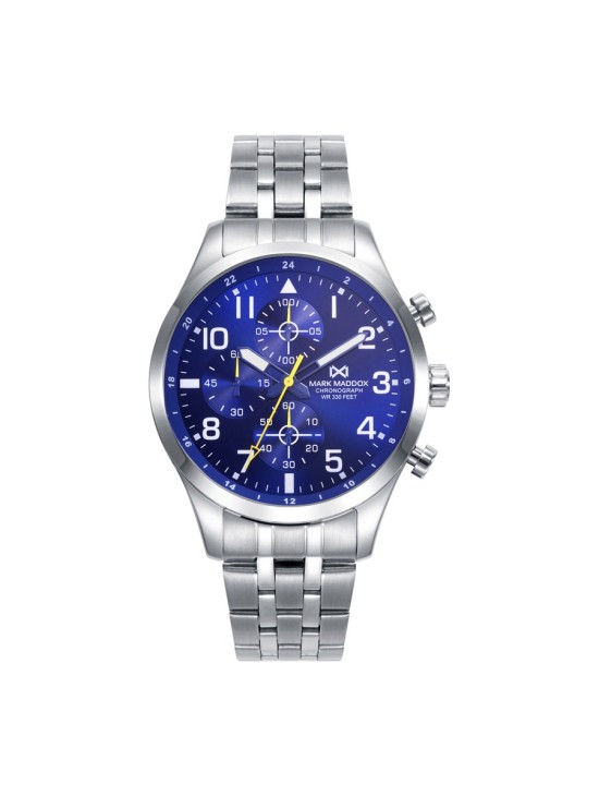 Relógio Mark Maddox HM0149-34 Homem Aço Bracelete Azul
