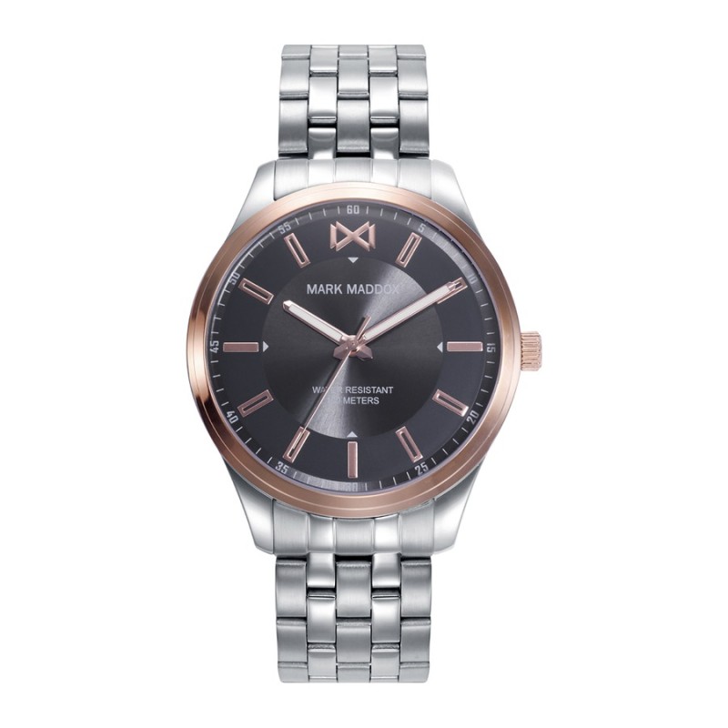 Reloj Mark Maddox HM0142-17 Hombre Acero con IP rosa