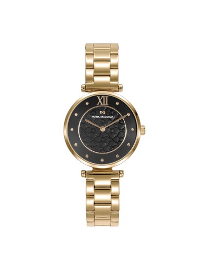 Mark Maddox MM1015-53 Women's 32mm Gold IP Steel Watch