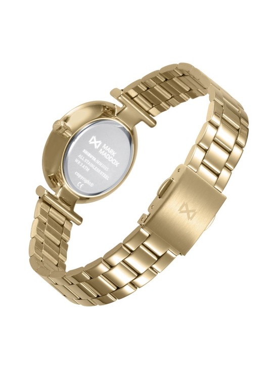 Mark Maddox MM1015-53 Women's 32mm Gold IP Steel Watch