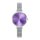 Mark Maddox Alfama MM1016-97 Women's Watch Steel with Purple Dial