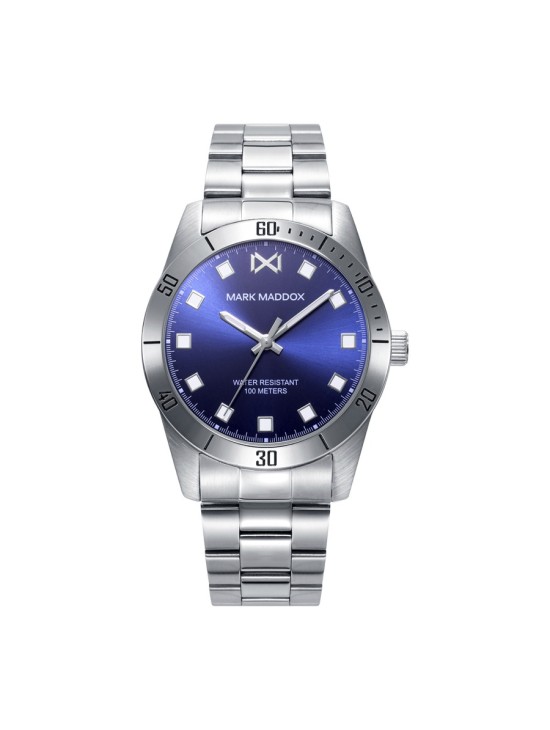 Reloj Mark Maddox Mission HM0136-37 Hombre Acero Esfera Azul