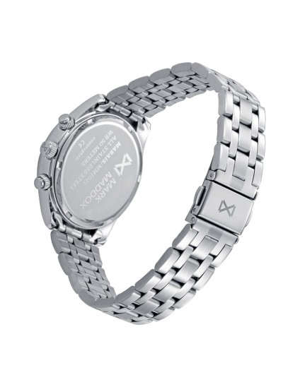 Reloj Mark Maddox MM1021-35 Mujer Acero plateado elegante multifunción