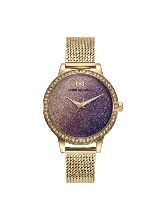 Mark Maddox MM0129-90 Women's Watch Gold Plated Steel
