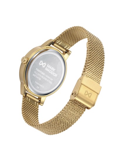 Mark Maddox MM0129-90 Women's Watch Gold Plated Steel