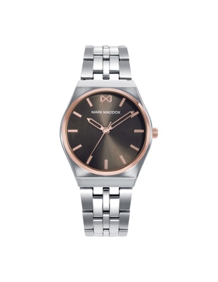 Mark Maddox MM0141-17 Women's Watch Steel with Rose IP Coating