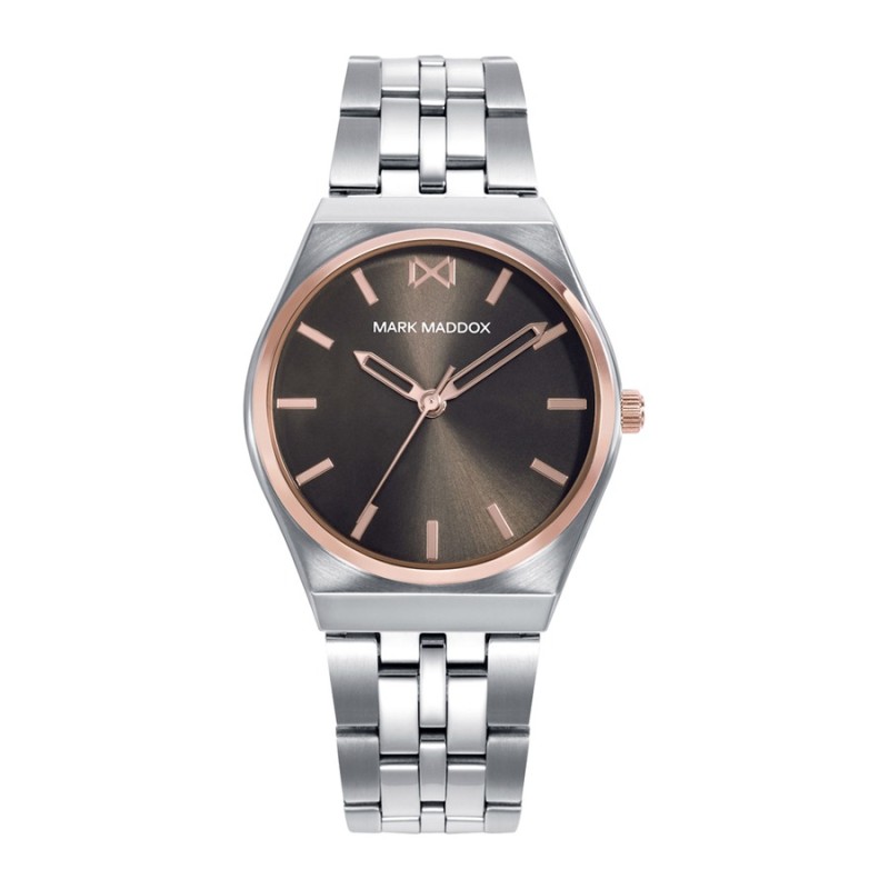 Mark Maddox MM0141-17 Women's Watch Steel with Rose IP Coating