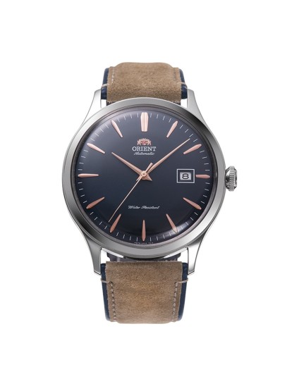 Reloj Orient RA-AC0P02L30B Hombre, acero inoxidable y correa de ante
