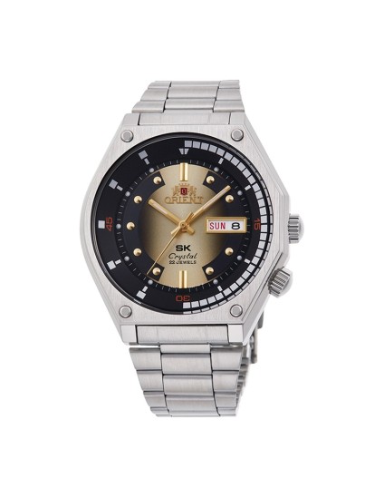 Reloj Orient 147-RA-AA0B01G39B caballero acero plateado automático solar