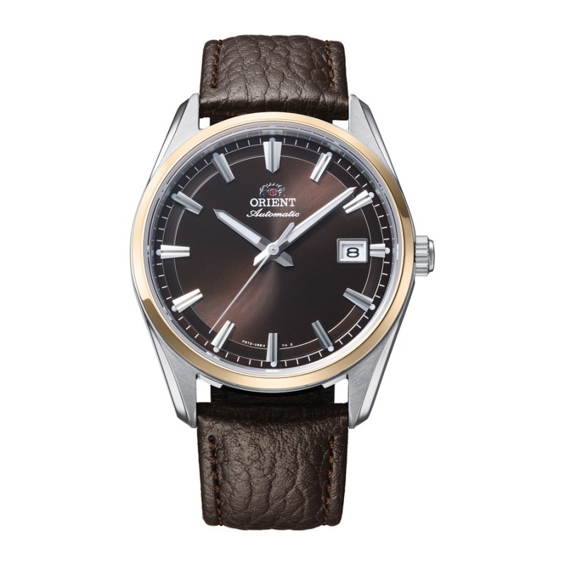 Orient RA-AC0R03Y30B Men's Watch Steel with Gold Bezel