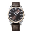 Orient RA-AC0R03Y30B Men's Stainless Steel Watch with Gold Bezel