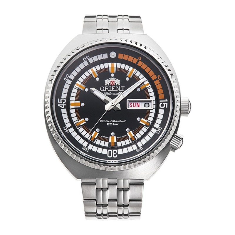 Orient Men's RA-AA0E05B19B Automatic Silver Steel Watch