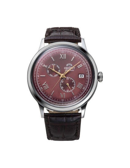 Relógio Orient RA-AK0705R30B Homem Automático Aço e Pele