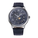 Orient Watch 147-RA-AK0806L30B Men's Stainless Steel and Blue Leather