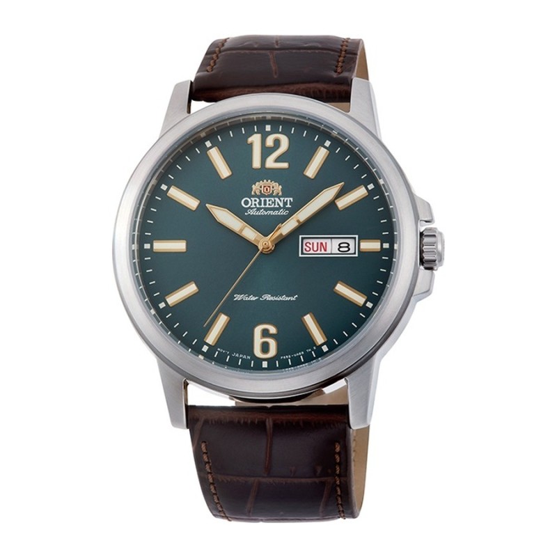 Reloj Orient 147-RA-AA0C06E39B Caballero Acero y Piel Marrón