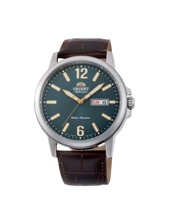 Reloj Orient 147-RA-AA0C06E39B Caballero Acero y Piel Marrón