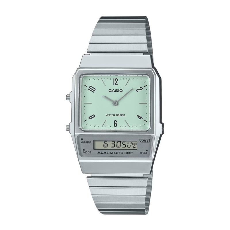 Casio AQ-800E-3A Green Analog Digital Watch | Joyeria Parejo
