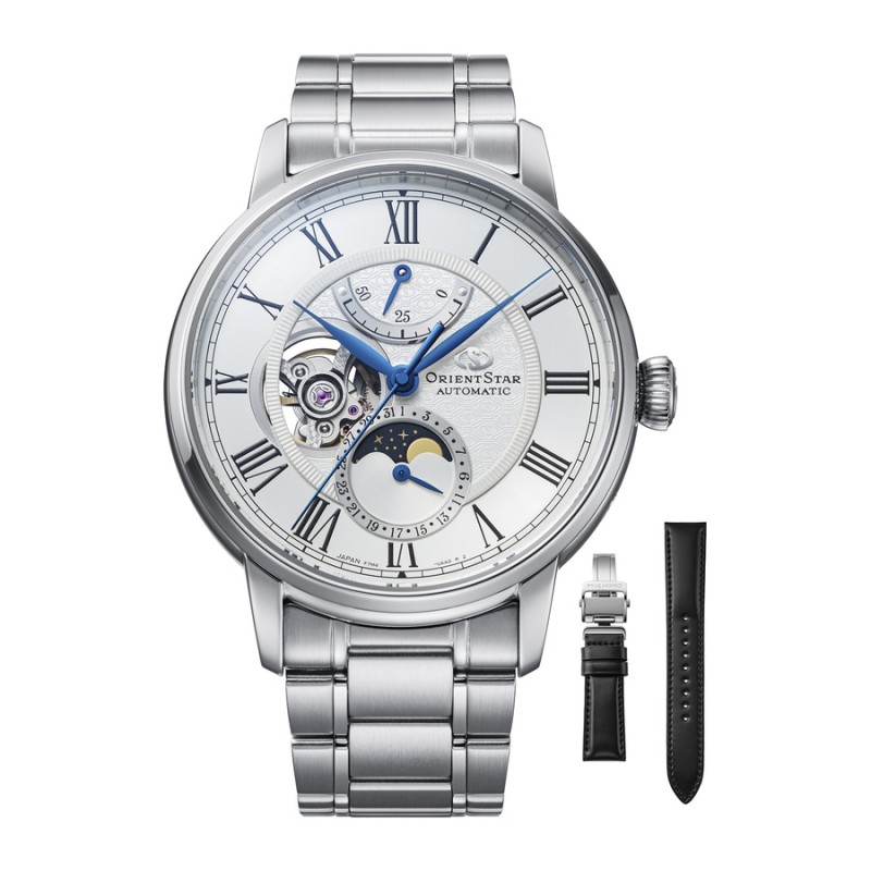OrientStar 149-RE-BT0005S00B Men's Silver Stainless Steel Watch