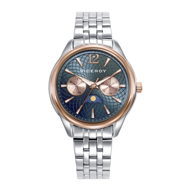 Reloj Viceroy 401236-35 Mujer Acero IP rosa Multifunción Fase Lunar