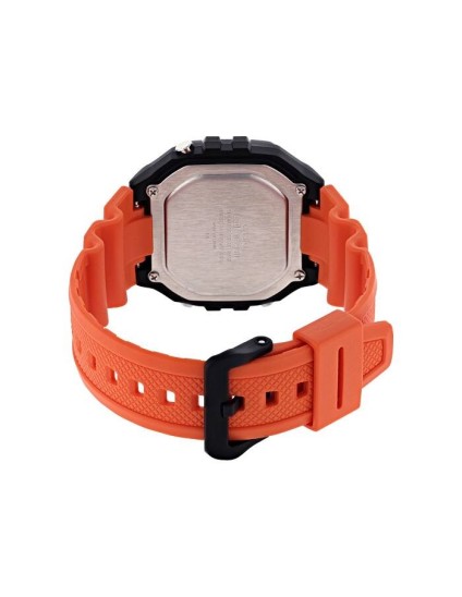 Casio W-218H-4B2 Digital Watch Orange & Black | Joyería Parejo