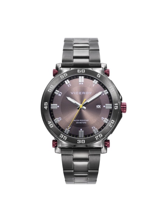 Reloj Viceroy 401277-17 Hombre Acero IP Gris y Rojo