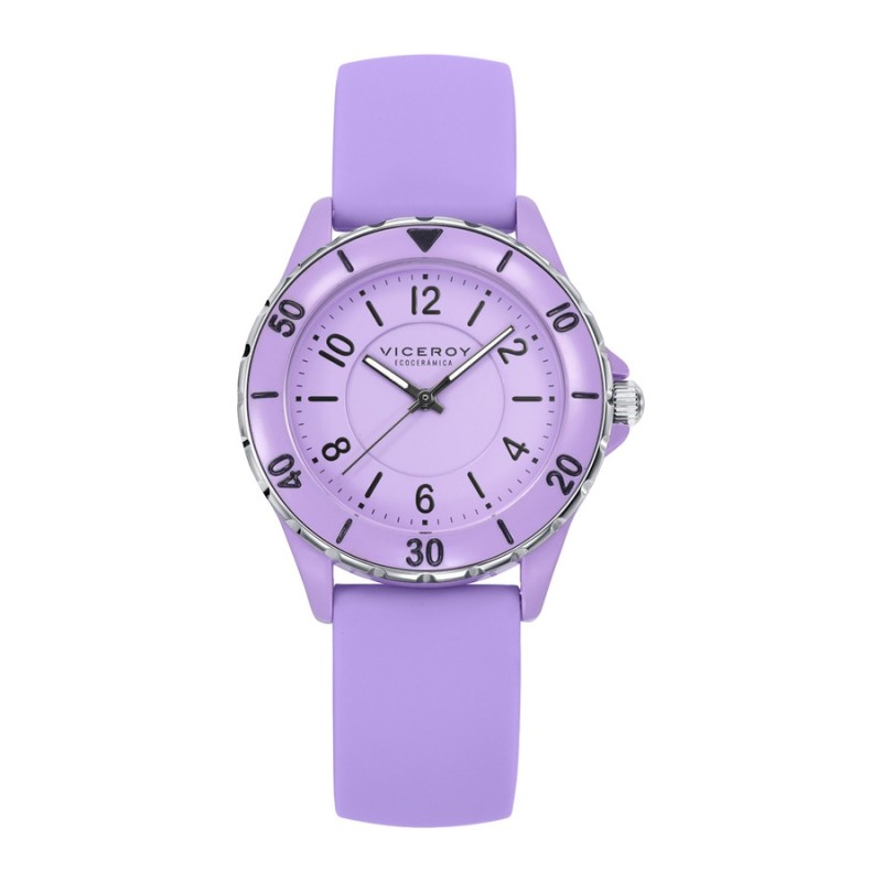 Viceroy 41116-99 Women's Watch Purple Steel & Ecoceramic